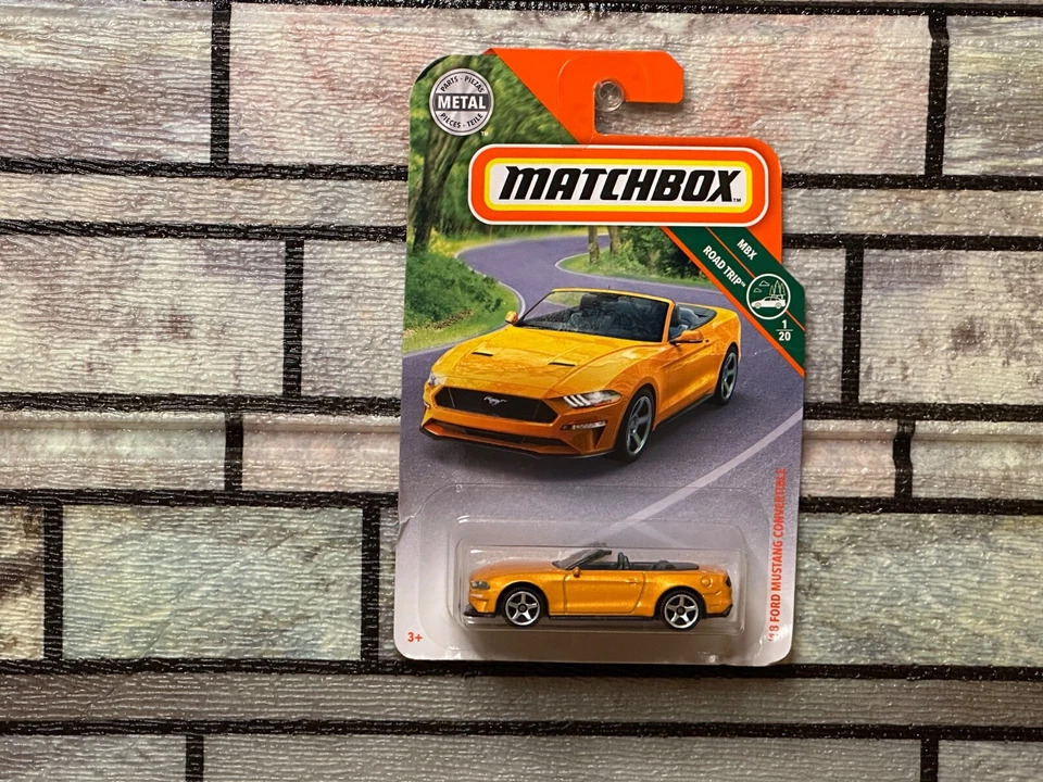 Matchbox '18 Ford Mustang, Die-Cast Car, MBX, Road-Trip, 1/20, We Ship Daily - Image 1 of 1