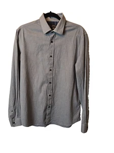 MOSSIMO Medium Men’s Button Up MOSSIMO SLIM FIT COUPE ETROITE Long Sleeve - Picture 1 of 4