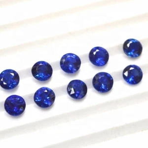 5mm Round Cut Kyanite Blue Color Untreated Loose Gemstone for sale 5 Pieces - Picture 1 of 6