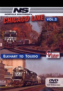 Norfolk Southern's Chicago Line Vol 2 Elkhart to Toldeo DVD NS CP CN UP BNSF - Picture 1 of 1