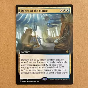 MTG ~ Tanz der Manse ~ Erweiterte Kunst ~ ELD Thron von Eldraine ~ #377 ~ M/NM - Bild 1 von 2