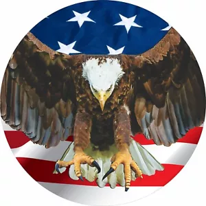 Eagle Stars and Stripe Spare Tire Cover -Add tire size in NOTES during checkout - Picture 1 of 5