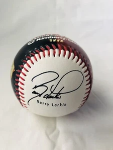 Estampado autografiado de béisbol de Barry Larkin - Imagen 1 de 3