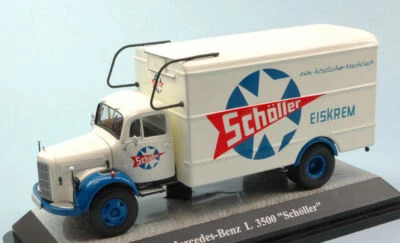 MODELLINO CAMION STATICO PREMIUM CLASSIXXS MERCEDES L 3500 WAGON SCHOLLER 1/43 - Immagine 1 di 4