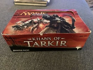 MTG: KHANS of TARKIR Empty Booster Pack Display Box - Magic - No Packs - 2014 - Picture 1 of 4
