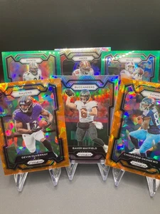 2023 Prizm Football - Green, Silver, Green Wave, Orange ICE - Combine Ship!! - Picture 1 of 98