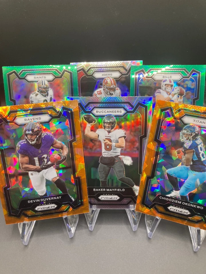 2023 Prizm Football - Green, Silver, Green Wave, Orange ICE - Combine Ship!! - Image 1 of 1