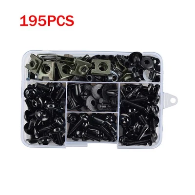 Kit completo de tornillos de carenado negro para Suzuki GSX1300R SV650 GSXR600 GSXR750 Foto 1 de 4