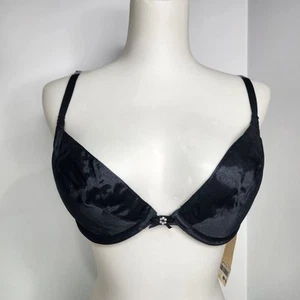 Soutien gorge push up rembourré noir vintage Jezebel taille 36C neuf avec étiquette ! - Photo 1/8