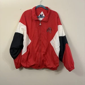 Vintage Arkansas Razorbacks NG Sports Full Zip Windbreaker Jacke Herren L selten - Bild 1 von 5