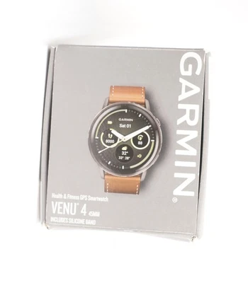 Smartwatch Garmin Venu 4 - 45mm GPS - Tela AMOLED, monitoramento avançado de saúde - Imagem 1 de 4