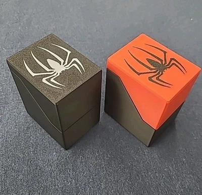 Spiderman Deck Box MTG Magic Commander Deck Box Holds 100 Sleeved Cards - Custom - Image 1 of 4