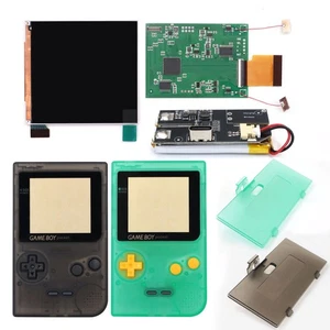 GBP Q5 Backlight IPS LCD Screen USB-C Rechargeable Battery For GameBoy Pocket - Picture 1 of 26