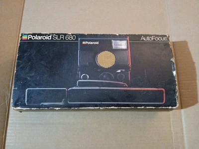 Cámara instantánea Polaroid SLR 680 SE de colección - sin probar en caja. Necesita pegatinas nuevas  Foto 1 de 4