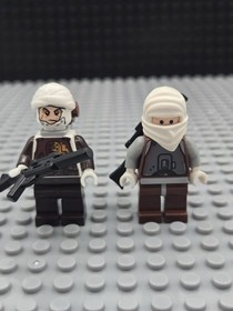 LEGO Dengar Star Wars Bounty Hunter Minifigs - sw0149 6209 Lot Of 2 Vntg New Age