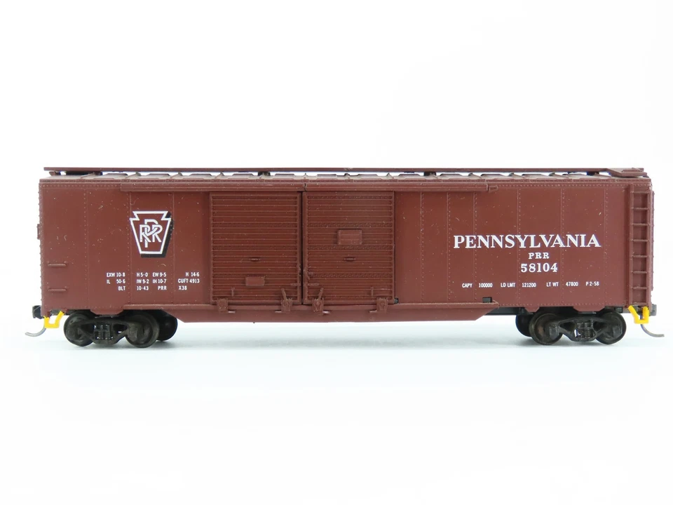 Coche de caja de doble puerta ferrocarril Pennsylvania Athearn PRR escala HO #58104 Foto 1 de 4