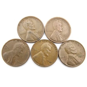 Lincoln Wheat Cent Penny Lot- Actual Coins Shown [WCL93] - Picture 1 of 2
