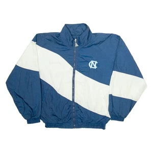RED OAK North Carolina Mens Shell Jacket Blue Knit Nylon M - Picture 1 of 6