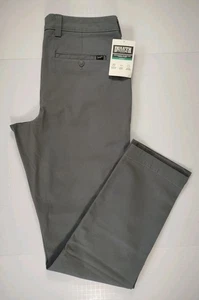 Pantalones de salón DULUTH TRADING CO-NUEVO CON ETIQUETAS-Talla 32x34 gris flexible caqui de corte estándar para hombre-talla 32x34 - Imagen 1 de 12