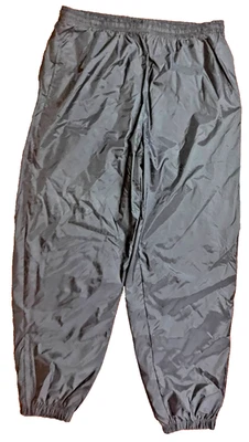 Franklin Sports Black Nylon Wind Pants 2XL Lined #1454 - Image 1 of 3