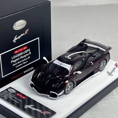 1/43 Figart Model Pagani Huayra R Verde Firenze #3 SPS Red Carbon LG430001JSPS - Image 1 of 2