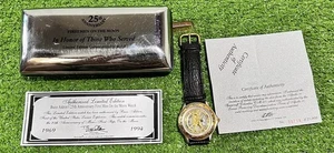 Vintage NASA Moon Landing Space Watch Apollo 11 RARE Lunar Module Metal W/ Case - Bild 1 von 17