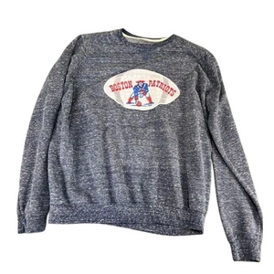 Herren Vintage Marke Boston Patriots blau Rundhalsausschnitt Sweatshirt XL NFL Football  - Bild 1 von 9
