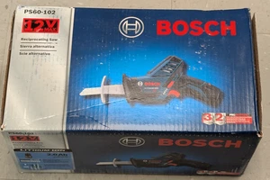 NEW BOSCH 12V Model PS60-102 Reciprocating Saw KIT - Battery-Charger-Bag-F.Ship - Picture 1 of 6