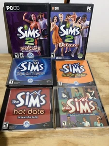 Die Sims 1 Original mit 5 Erweiterungen (PC CD-ROM Computerspiel, 2000) - Bild 1 von 5
