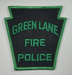 Green Lane Pennsylvania Fire Police Patch - Picture 1 of 1
