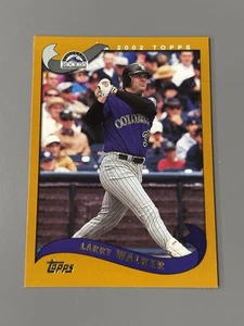 2002 Topps Baseball Larry Walker #25 Colorado Rockies - Foto 1 di 2