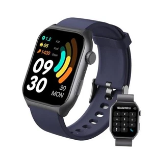 Fitness Tracker, Smart Watch with 24/7 Heart Rate Sleep Tracker with Blue - Picture 1 of 7