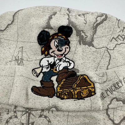 VTG Walt Disney World Y2K Embroidered Pirates of the Caribbean Bucket Hat Teens - Image 1 of 4