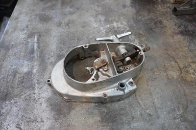 Suzuki TC90 left engine cover, OEM, used. - Image 1 of 4