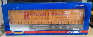 CORGI CC19906 CURTAINSIDE TRAILER  - JACK RICHARDS & SONS LTD - 1:50 in box new - Picture 1 of 6
