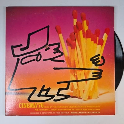 Ray Charles Cinema '76 LP Record 1976 Original Pressing ABC Jazz 33 RPM - Image 1 of 2