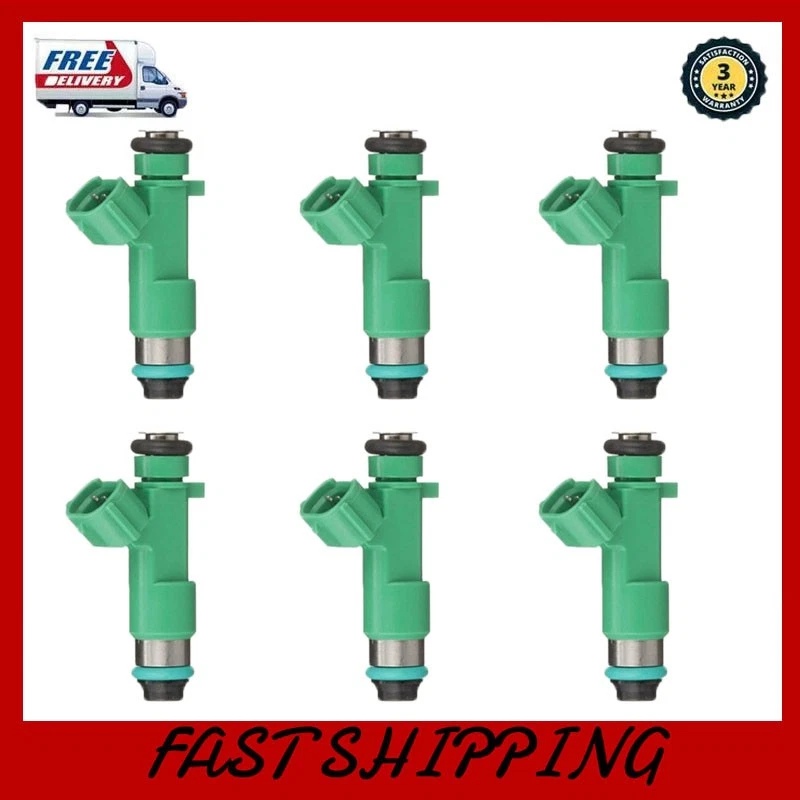 6x Inyector de combustible 16600JK20A apto para Nissan 350Z 3,5 L V6 2007 2008 2009 FJ1017 Foto 1 de 4