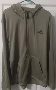 Adidas Aeroready Full Zip Kapuzenpullover Herren XL Beige Hoodie - Bild 1 von 5