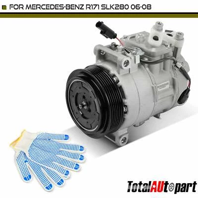 Compresor de aire acondicionado para Mercedes-Benz E350 2007-2009 SLK280 06-08 SLK300 SLK350 Foto 1 de 4