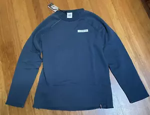 La Sportiva Tufa Sweater Storm Blue 100%OrganicCotton Men's Small USA Medium EU - Picture 1 of 24