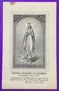 SANTINO HOLY CARD, NOSTRA SIGNORA DI LOURDES -RIF. 10149 - Foto 1 di 2