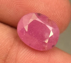 Piedra preciosa suelta de corte ovalado 4,75 de corte ovalado natural de Mozambique rubí rojo - Imagen 1 de 5