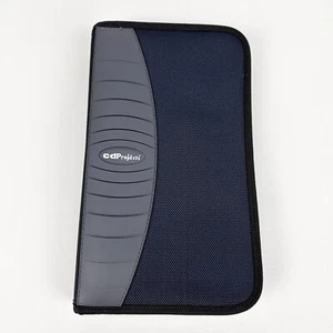 Targus CD Projects CD / DVD 32 Disc Travel Storage Case Binder Zip Around, Blue - Picture 1 of 7