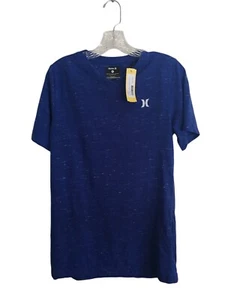 Hurley T-Shirt Youth 13-15 Years Size XL Blue Cloud Slub Tee Short Sleeve - Picture 1 of 5