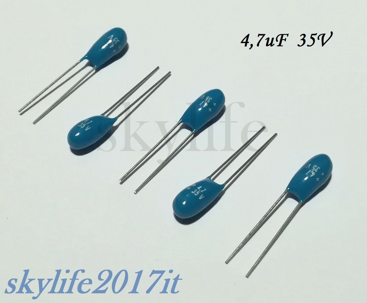 Set Di Condensatori Al Tantalio - 100 Pezzi 16V 1UF - 100UF - Kit Assortito Per Appassionati Di Elettronica - Foto 6