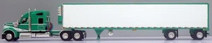 DCP green/white Kenworth W990 spread axle reefer 60-1946 1/64 NEW - Picture 1 of 3