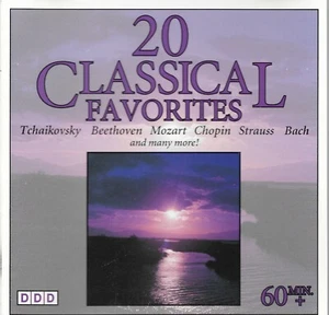 20 Classical Favorites * by Various Artists (CD, 1992, Madacy) Import - Imagen 1 de 2