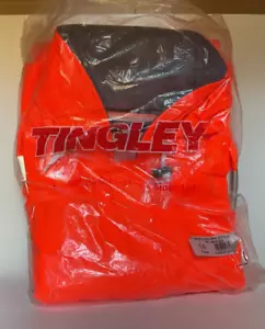 TINGLEY - C44129 - Arc Flash Regenmantel, Cat 2, orange, Large NEU IM PAKET - Bild 1 von 5