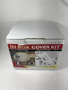 FLBC4580 Recessed Power and Data Round Floor Box for Concrete Floors - Picture 1 of 5