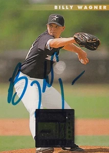 BILLY WAGNER SIGNED AUTO'D 1996 DONRUSS CARD #398 HOUSTON ASTROS NEW YORK METS - Picture 1 of 3